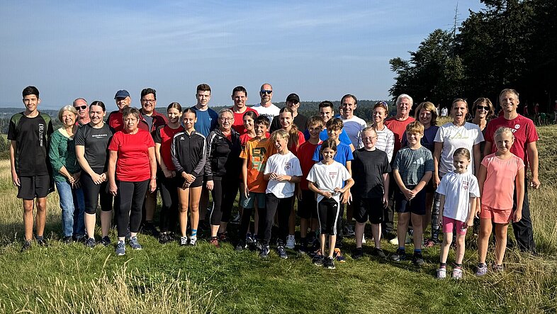 Eintracht Glauberg beim Bergturnfest - Gruppenfoto