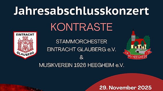 Jahresabschlusskonzert „Kontraste“ 2025